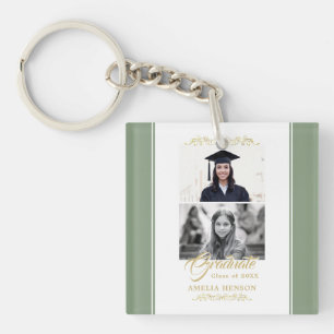 Elegant Guld Ornament Studentfest 2 Foto