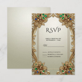 Elegant Guld Ornate OSA kort