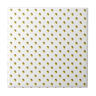 Elegant guld pärlor kakelplatta