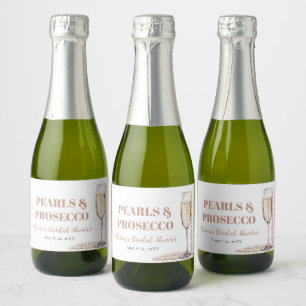 Elegant Guld Pearls och Prosecco Möhippa
