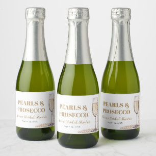 Elegant Guld Pearls och Prosecco Möhippa