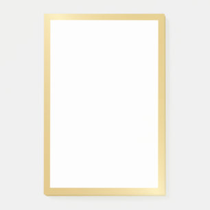 Elegant Guld Post-it Block