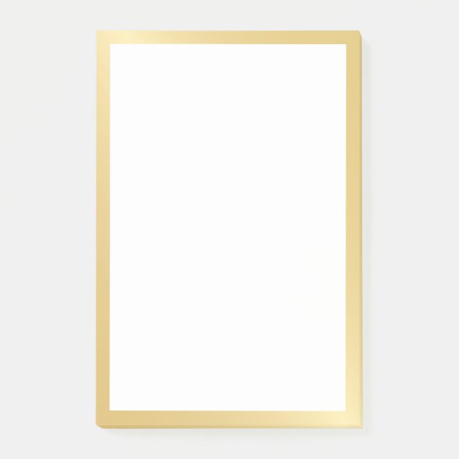 Elegant Guld Post-it Block (Framsida)