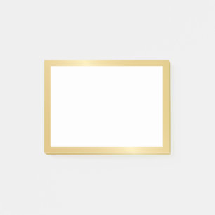 Elegant Guld Post-it Block