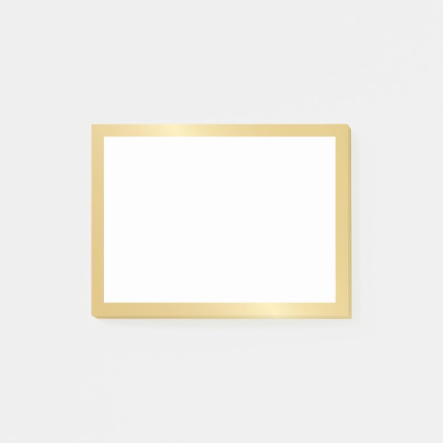 Elegant Guld Post-it Block (Framsida)
