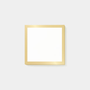 Elegant Guld Post-it Block