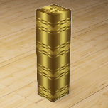 Elegant Guld Presentask För Vinflaska<br><div class="desc">Snygg låda guld vin. Du kan lägga till text i teckensnittet stil efter eget val,  lägga till ett menyfliksområde eller en annan förskönande funktion i rutan guld vin i elegant.</div>