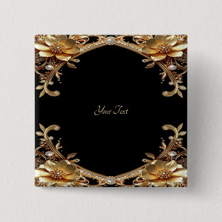 Elegant guld ram knapp