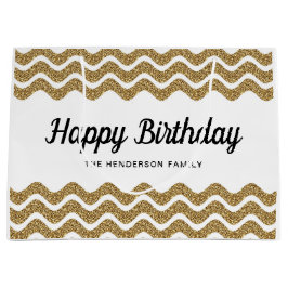 Elegant Guld Rand Grattis på födelsedagen