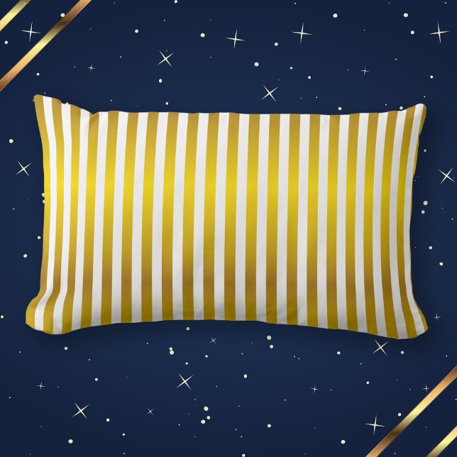 Elegant Guld Rand Mönster Lumbarkudde (Skapare uppladdad)