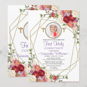 Elegant Guld Ro  fotoförsta kommune Inbjudningar