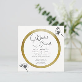 Elegant Guld Ro Ram, Möhippa Brunch  jul Inbjudningar