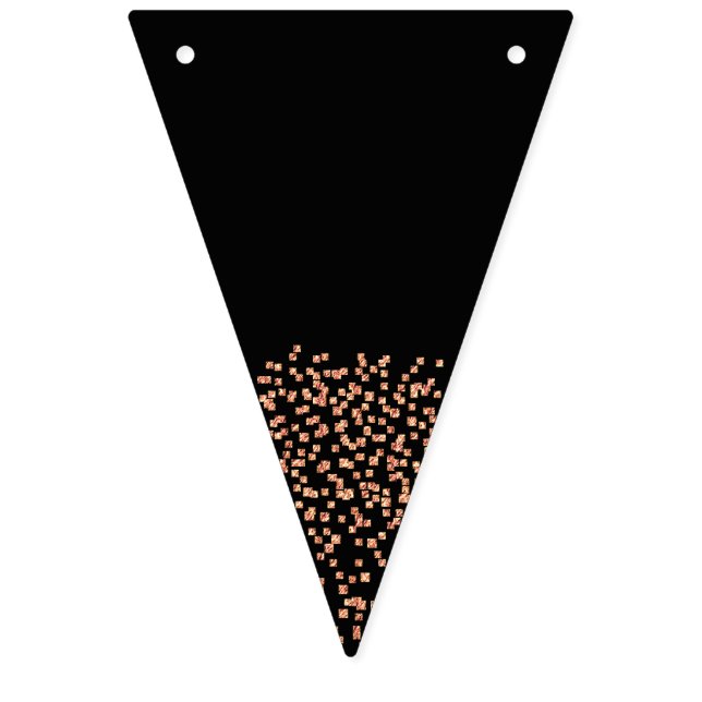 Elegant Guld Ro Svarta Bröllop Vimplar (Första flaggan)