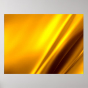 Elegant Guld Satin Faux Struktur utseende Poster