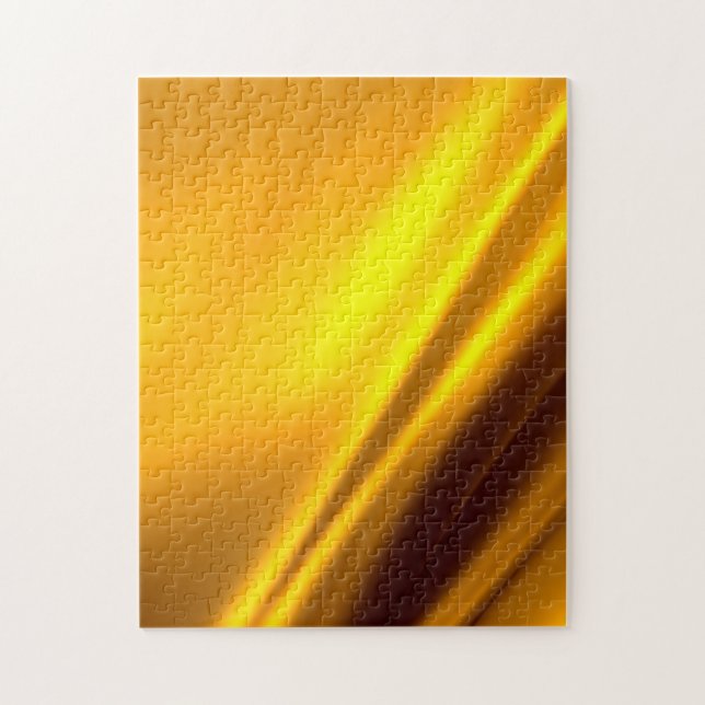 Elegant Guld Satin Faux Struktur utseende Pussel (Vertikal)