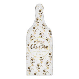 Elegant Guld: Se Stars Mönster God jul