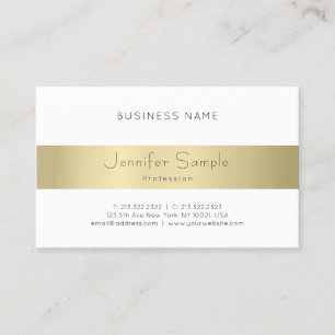 Elegant Guld ser modern Professionell minimal Visitkort