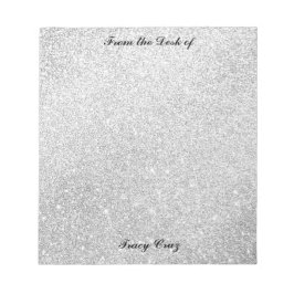 Elegant Guld/Silver Anpassningsbar Notes Anteckningsblock