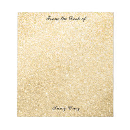 Elegant Guld/Silver Anpassningsbar Notes Anteckningsblock