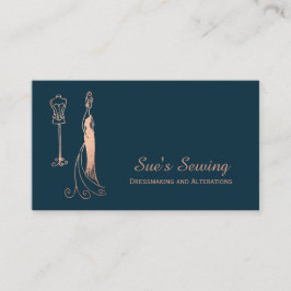 Elegant Guld sjömansfartyg i Ro Visitkort