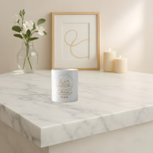 Elegant Guld Snö Globe-julen Mugg