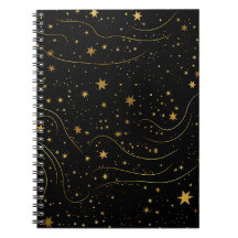 Elegant Guld Starry Natt Bärbar dator