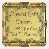 Elegant Guld Stickers