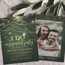 Elegant Guld String Ljus I GÖR Förlovningsfest