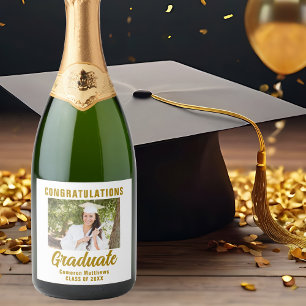 Elegant Guld Studenten Photo Anpassningsbar Studen