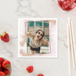 Elegant Guld Studentfesten Ro Pappersservett