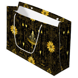 Elegant guld svart gatsby