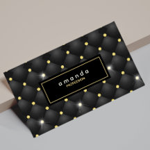 Elegant guld svart glittrande glittermonogram