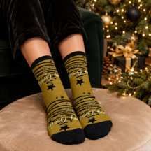 Elegant guld svart God Jul Gott Nytt År