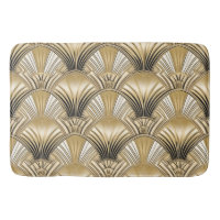 Elegant guld svartkonst deco mönster