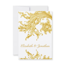 Elegant Guld Sweep Wedding OSA