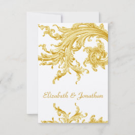 Elegant Guld Sweep Wedding OSA