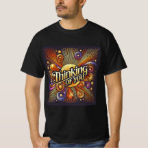 Elegant Guld tänker på dig Manar Tshirt