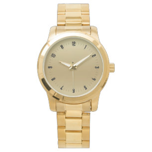 Elegant Guld Teal Manar Bracelet Armbandsur