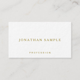Elegant Guld-textpremium - Papper tjocklek - lyx Visitkort