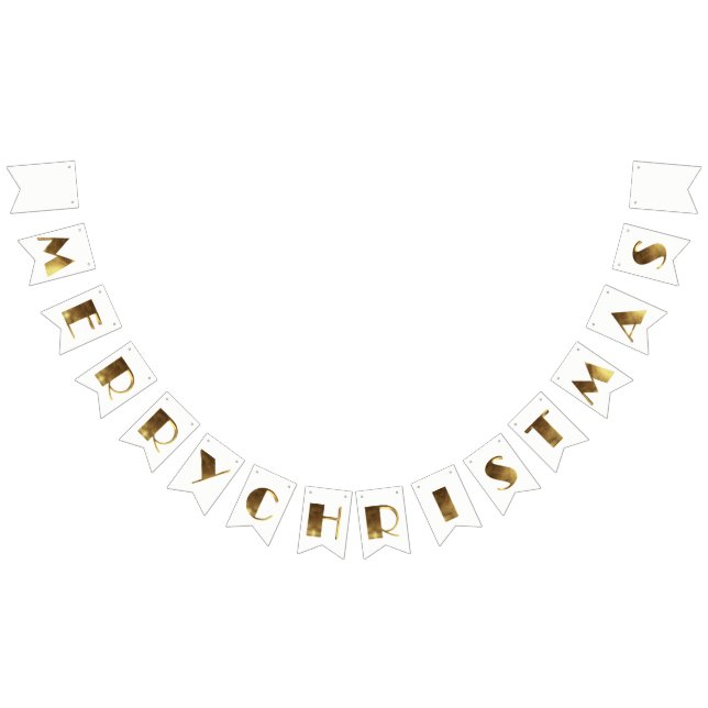 Elegant guld- texttypografi för god jul vimplar (Alla)