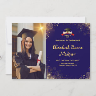ELEGANT GULD & TILLKÄNNAGIVANDE FÖR STUDENTEN