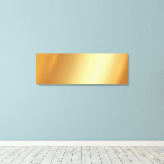 Elegant guld tom bakgrund för ditt foto canvastryck (Insitu (trägolv))