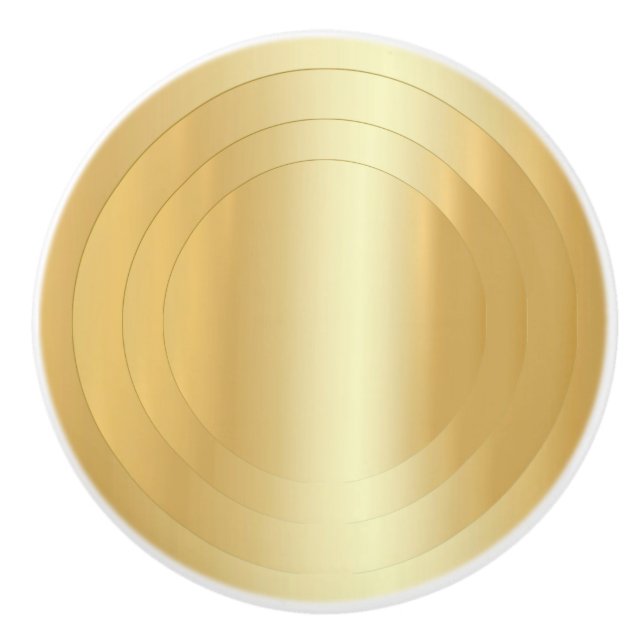 Elegant Guld: Trendiget Glamor Knopp (Framsidan)