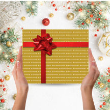 Elegant Guld Upprepande julgåva från Mönster i Nam