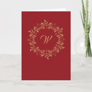 Elegant Guld utandning DU PLOCKA FÄRG Helgdag Card Helgkort