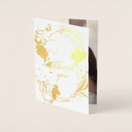 Elegant guld vin burgunder ros krans Foto Real Folierat Kort