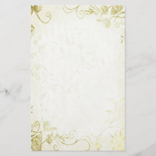 Elegant Guld Vintage bröllop Brevpapper