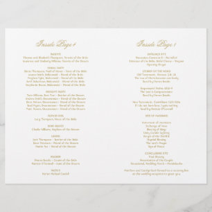 Elegant Guld Vintage Glamor Bröllop