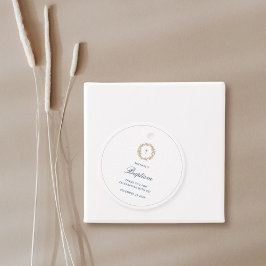 Elegant Guld Wandedräkt Kor Baptism Christening Gåvor Etiketter