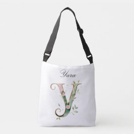 Elegant guldbukett brevbagsrem Y Crossbody-väska Axelväska